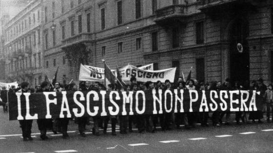 反法西斯的抗议在意大利在二战期间