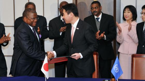日本和安哥拉之间签署的投资协议