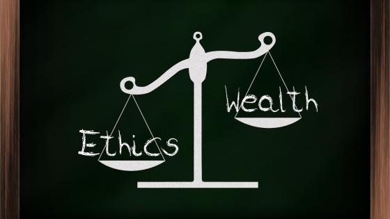 道德和财富比例