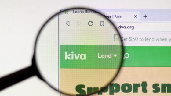 Kiva网站截图