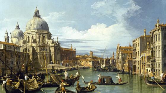 Canaletto-威尼斯大运河入口
